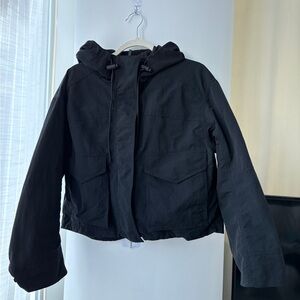 Lululemon Black Hooded Utility Jacket